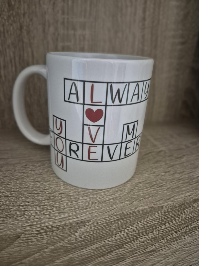 Mug &quot;always love&quot;
