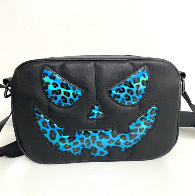 Black Pumpkin Face Crossbody Bag 