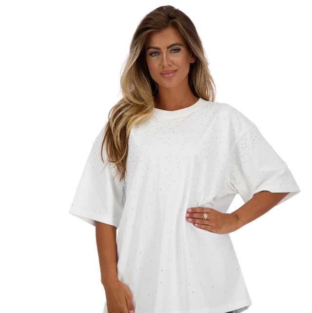 Reinders All Over Diamonds Shirt White