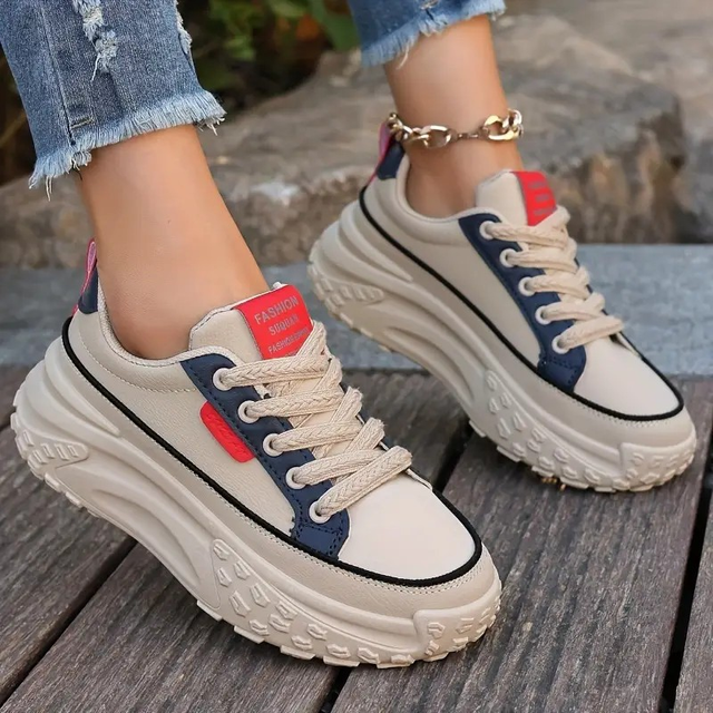 Women's Stylish Chunky Sole Fashion Sneakers