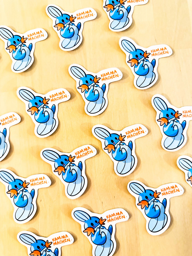 &quot;kamma machen&quot; Mudkip