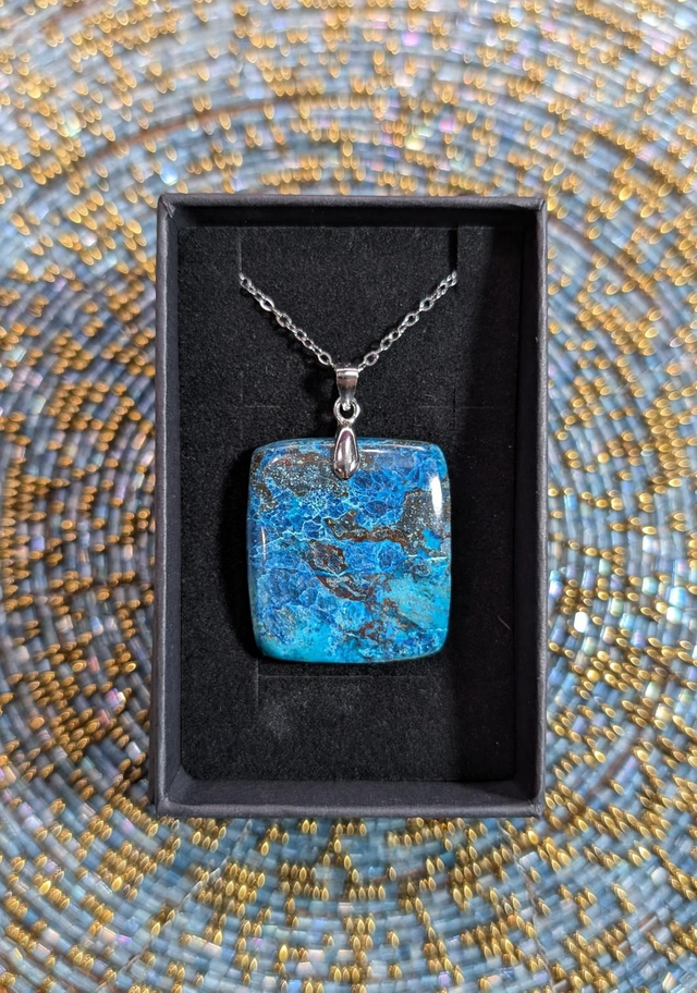 Pendentif Chrysocolle 