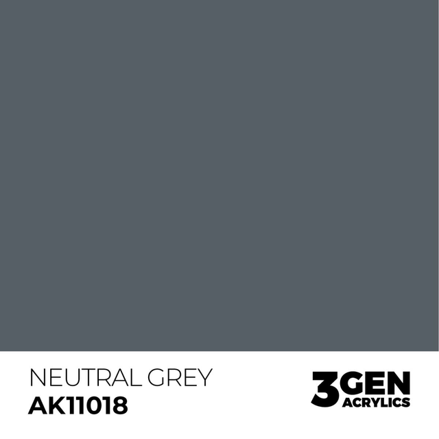 3rd Gen. Acrylics 18 Neutral Grey