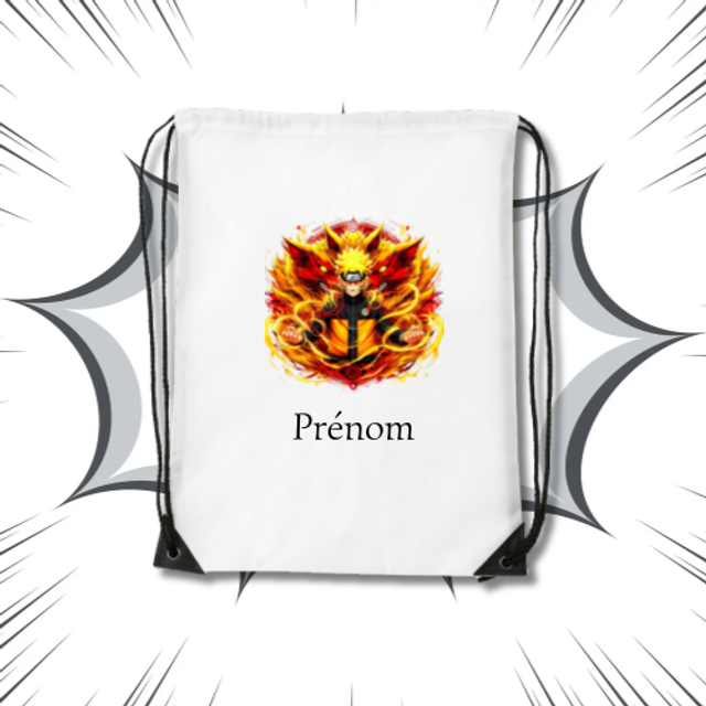 Sac Cordon Naruto Prénom 3