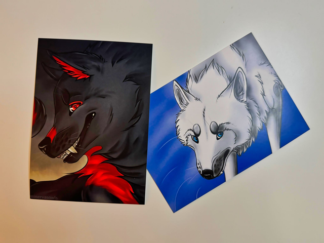 Artprint - Colored Wolves