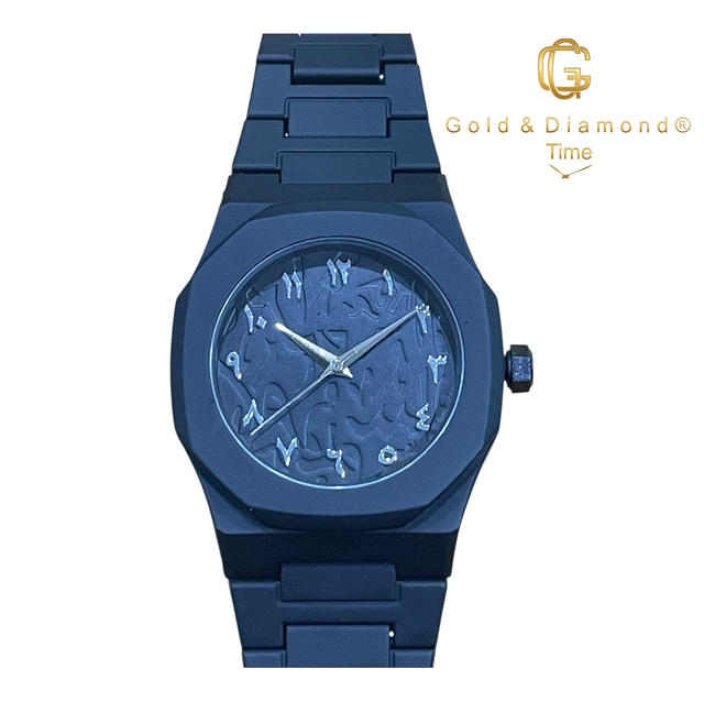 Orologio FIRST G&D®️Time NeroNumeri argento