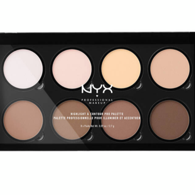 PALETTE CONTOURING &amp; ILLUMINATRICE HIGHLIGHT &amp; CONTOUR PRO BY NYX