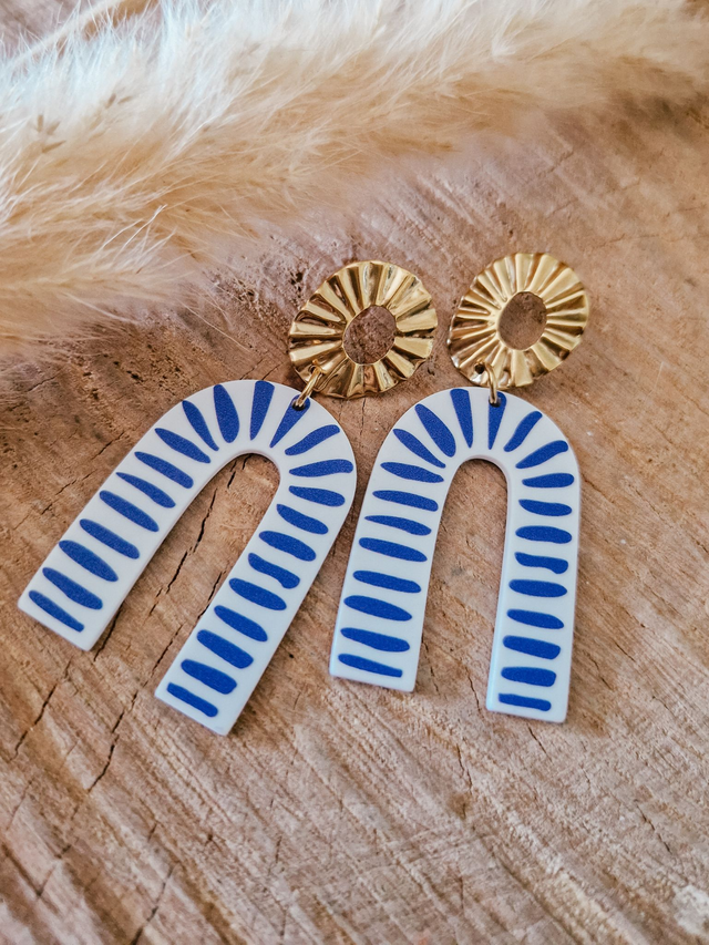 Boucles d'oreilles "Santorin"