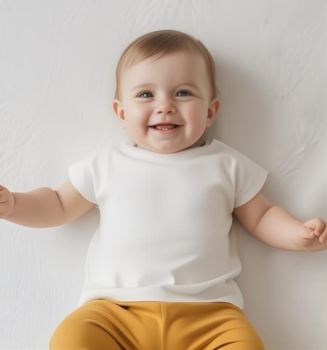 T-shirt Jersey Coton blanc cassé 