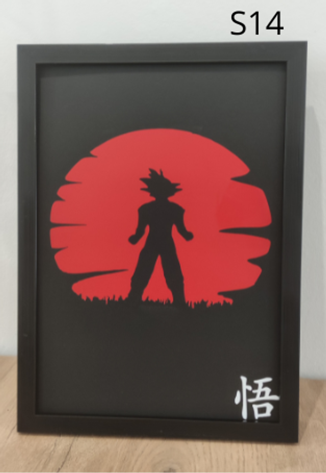 Cadres inspirés de Dragon Ball Soleil Rouge 3