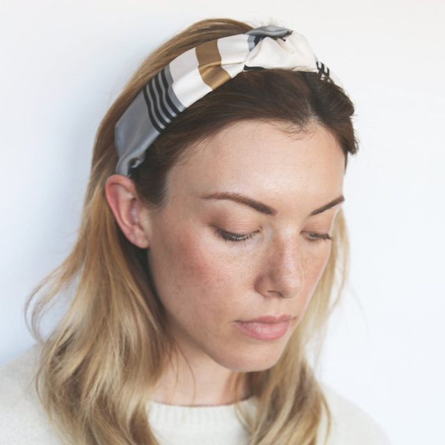 Tutti & Co Check knot headband