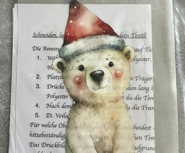 Weihnachtsbär 12x10cm 