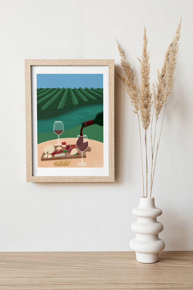 Voyage gourmand - Bordeaux Affiche