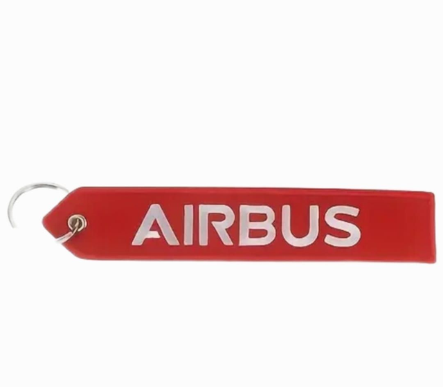 Flight Tag Keyring Airbus (Red)