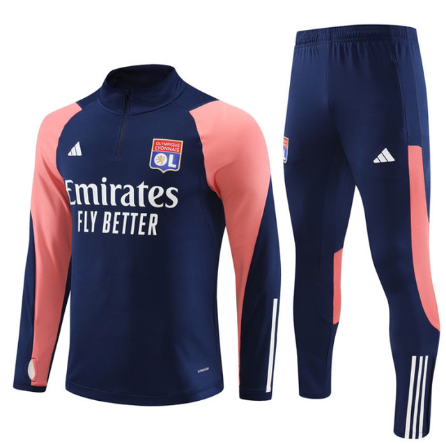 Adulte Olympique Lyonnais 2023-2024 Quick Dry Casual bleu
