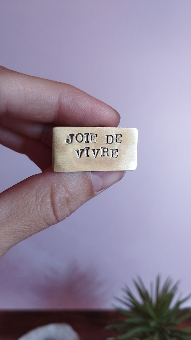 Pin&#039;s &quot;Joie de vivre&quot;