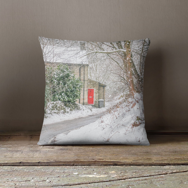 “Snow on Jack Lane” Cushion 