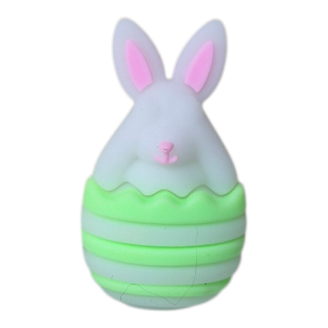 Easter Bunny in Green Stripey Egg Arrow Topper