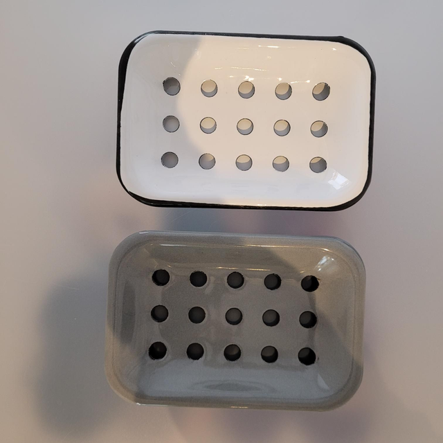 Seifenschale (2-tlg.) Emaille