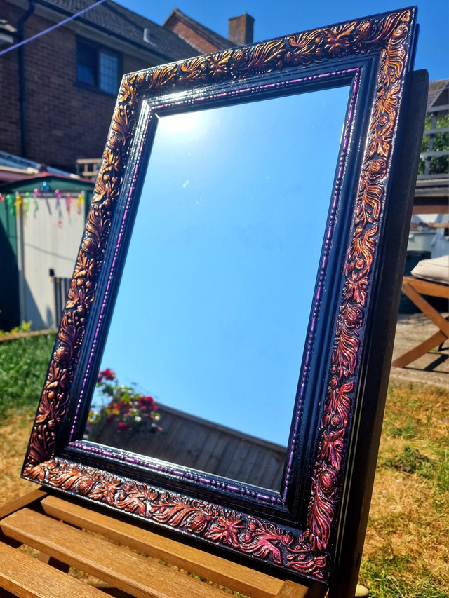 Sunset &amp; Oil Spill Mirror