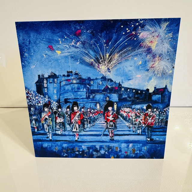 Greetings card- Edinburgh Tattoo