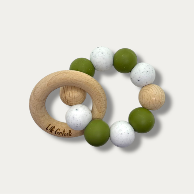 Bijtring Baby | Mos Groen