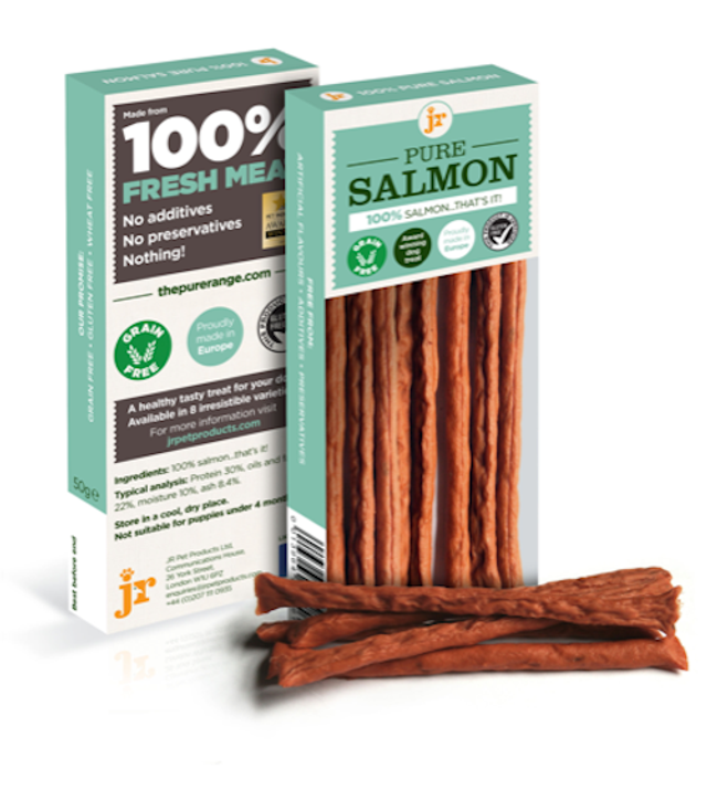 JR PET PURE SALMON STICKS