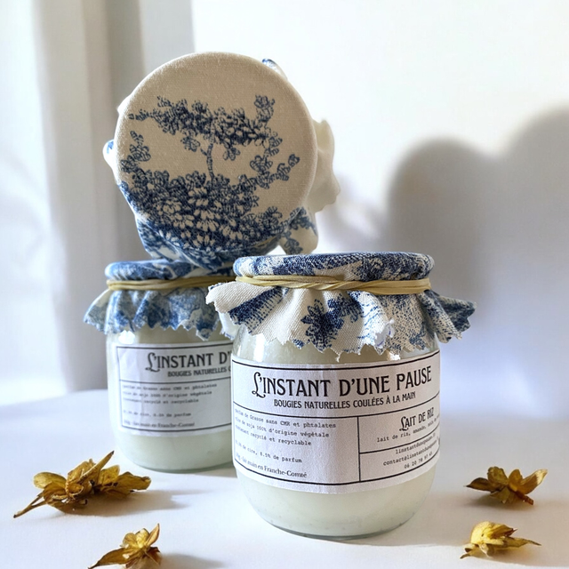 Bougie parfumée - Lait de riz