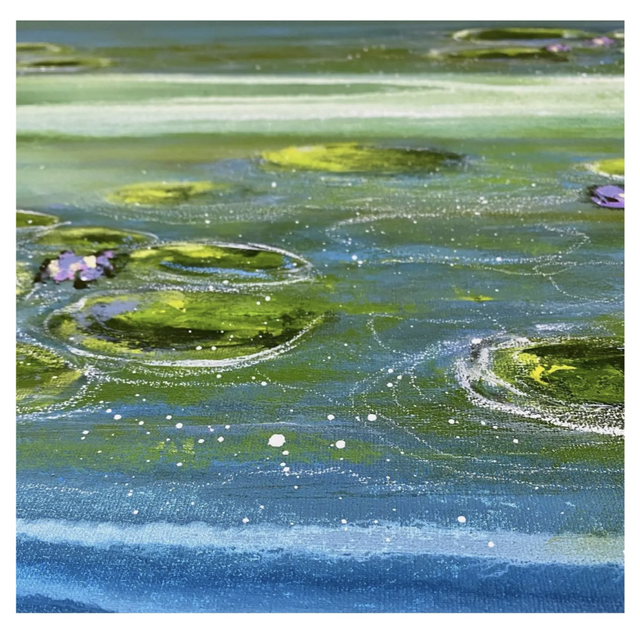 Cartolina doppia Ninfee 3