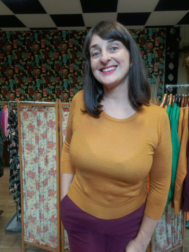 Haut manches 3/4 moutarde 