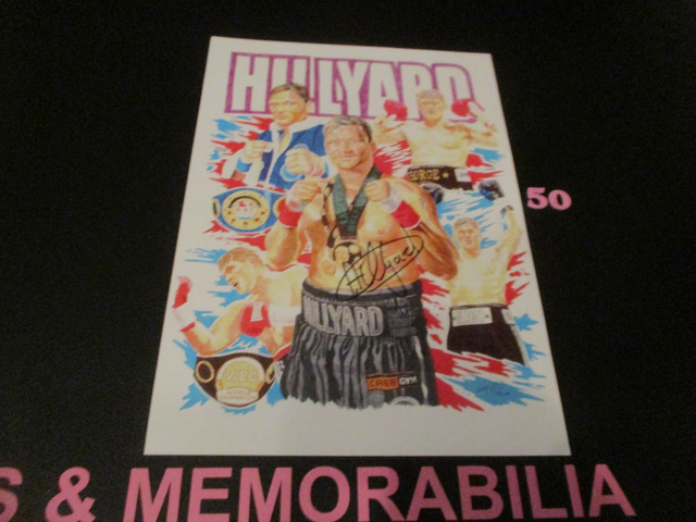 George Hillyard Limited Edition Signed A4 Portrait Drawing Print (50)