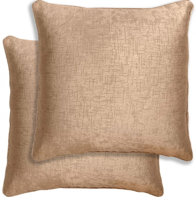 Enhanced Living Pair of Vogue Latte Cushion Covers - Cases Only