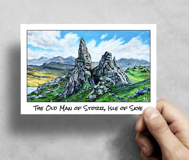 X10 Postcards - Old Man of Storr, Isle of Skye (40p per unit) 
