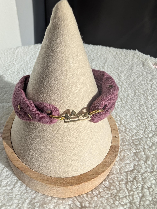 Bracelet montagne bordeaux 
