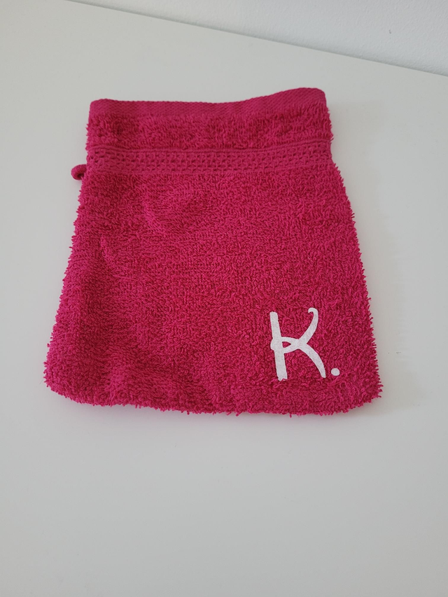 Gant de toilette personnalisable