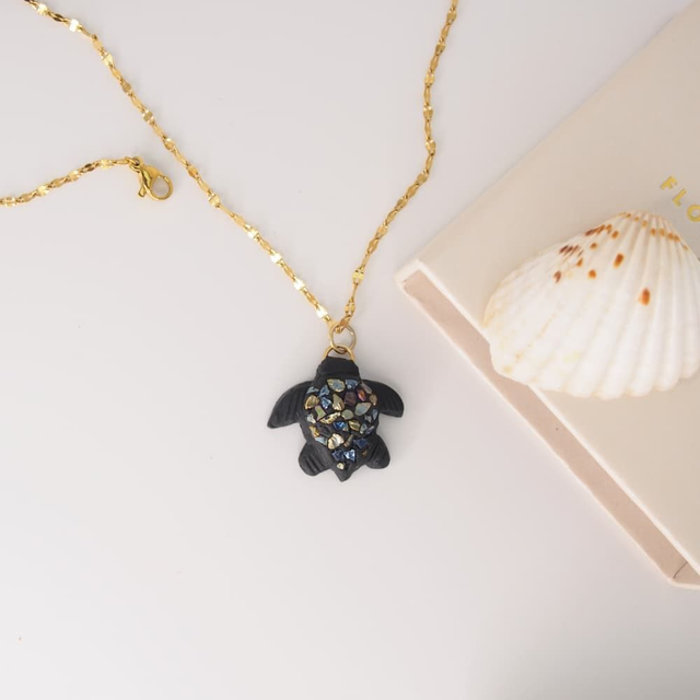 Collier Tortue irisée