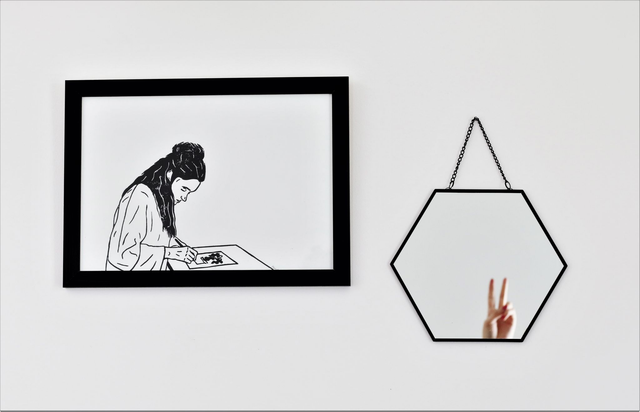 Linogravure A4 Orianne