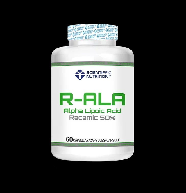 R-ALA  R-ALA 50% Racemic 60 cápsulas