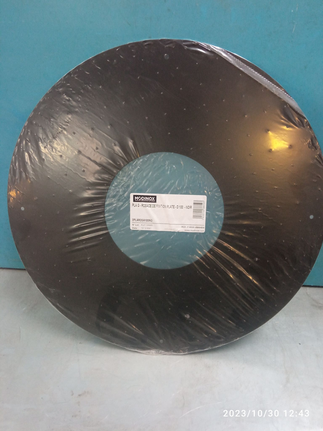 PLA - Rosace plate NOIR D100 - 2PLAROSA100NO 