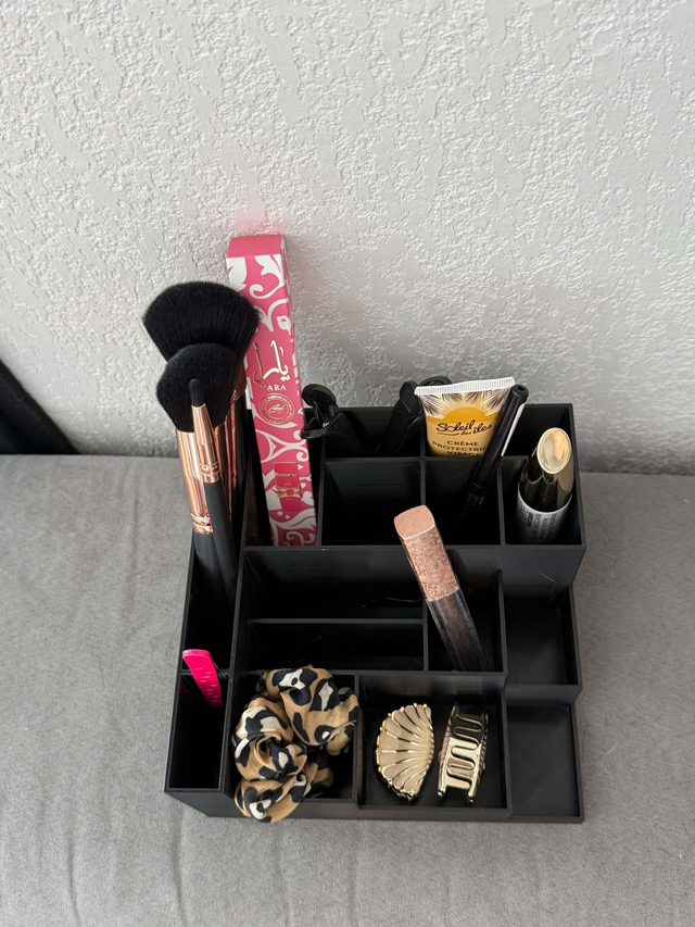 Organisateur de maquillage pour vanity – Rangement compartimenté