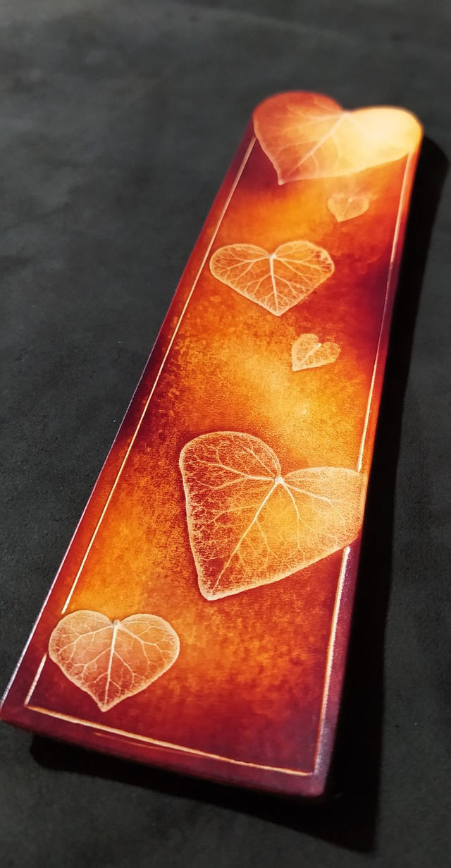 Marque page Coeur de lierre