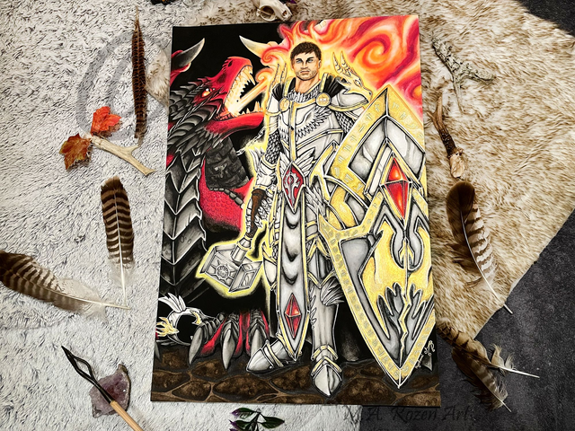 Nyx et son dragon Original