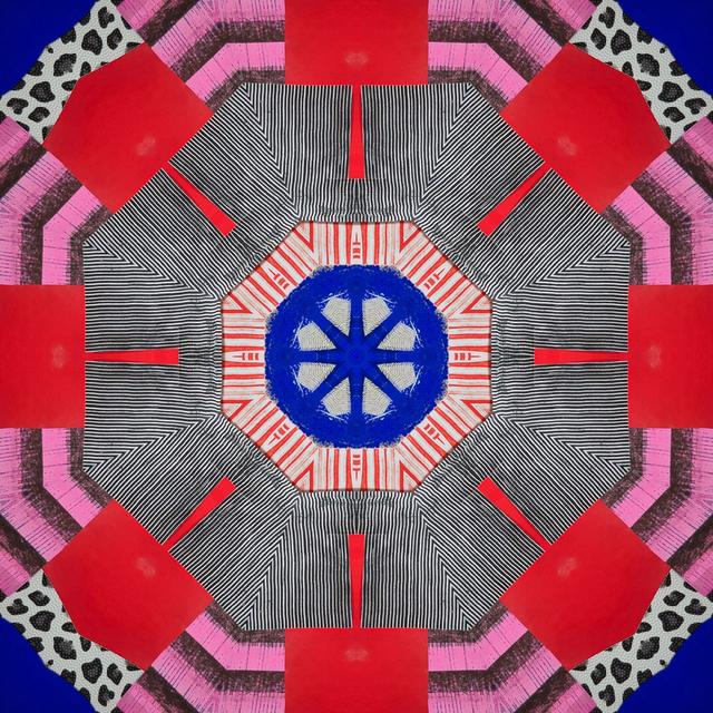 Neon Pink Mandala III