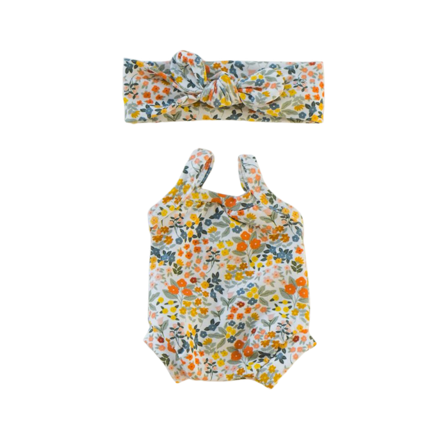 Body fleurs avec bandeau