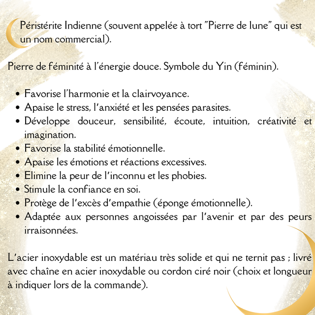 Pendentif Péristérite