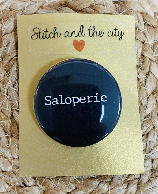 Badge insultant Saloperie