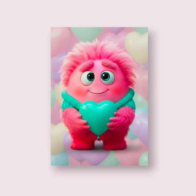 Postkarte: "Mortimer in love"