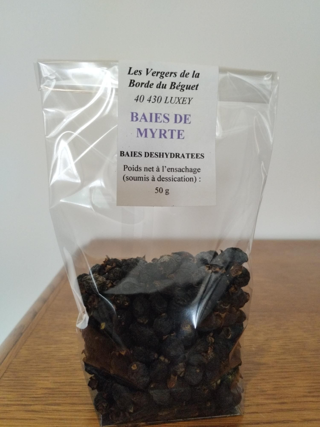 Baies de MYRTE déshydratées 50 g