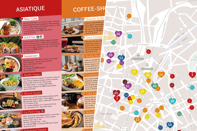 Vegan Tourist Map – Paris 2024