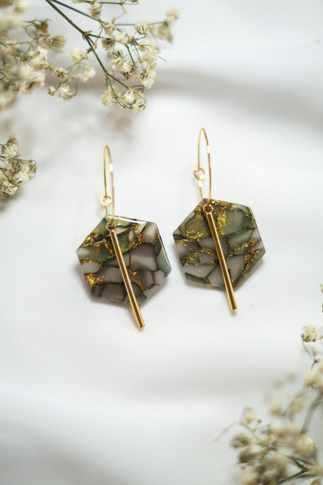 Coloris kaki - Boucles Athéna